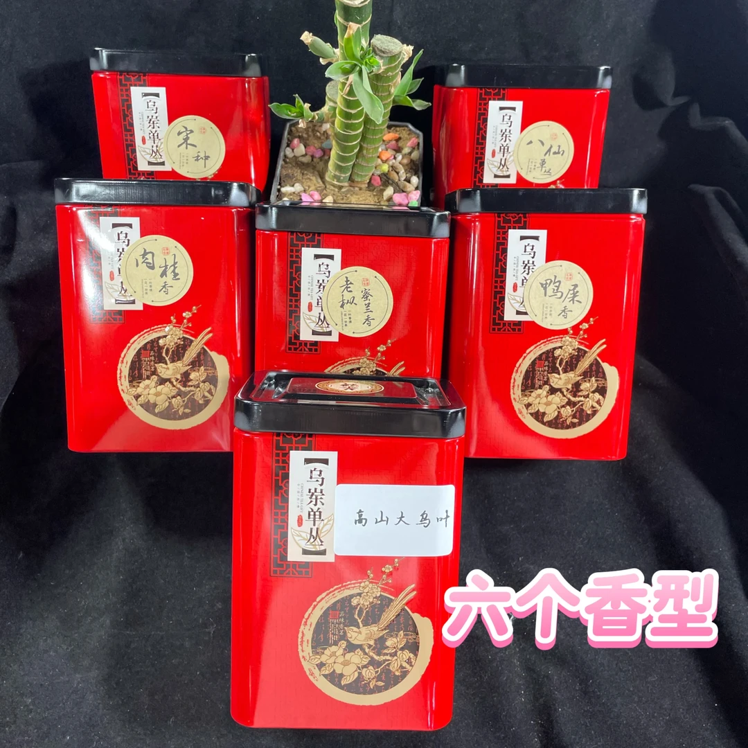 1【六款单丛老树茶】凤凰单丛鸭屎-蜜兰香-宋种-肉桂-乌叶-红茶推荐