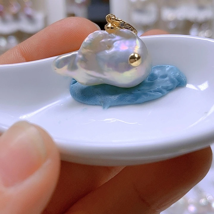 淡水珍珠颈饰合金