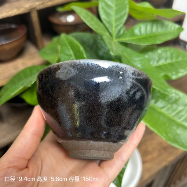 【乐盏堂,·江雪】龙窑柴烧 非遗名家严柳忠手作建窑建盏杯陶瓷