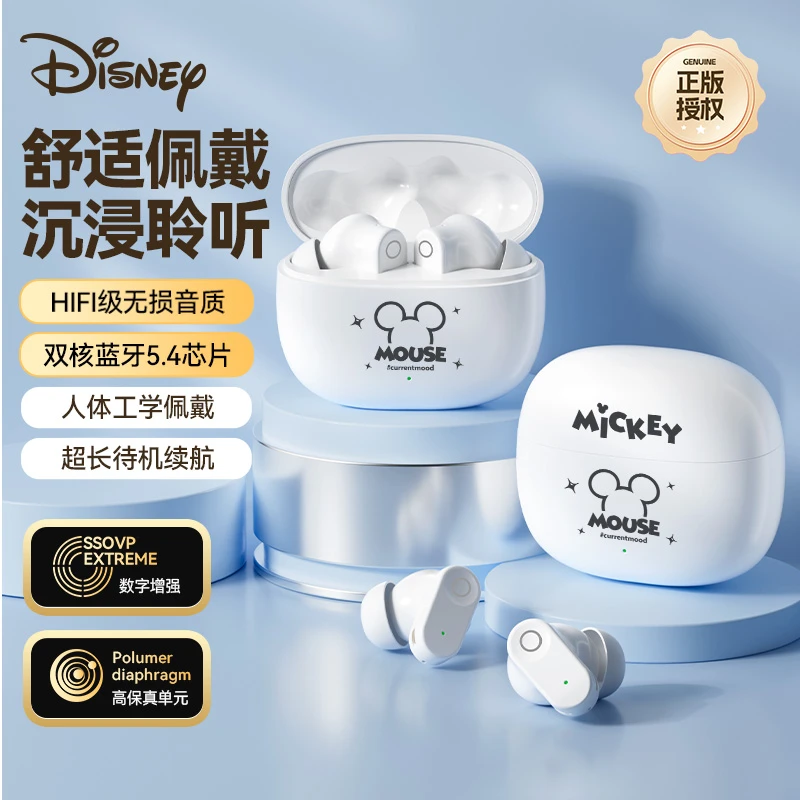 迪士尼联名蓝牙耳机2025新款超长续航耳机2025新款爆款高级感