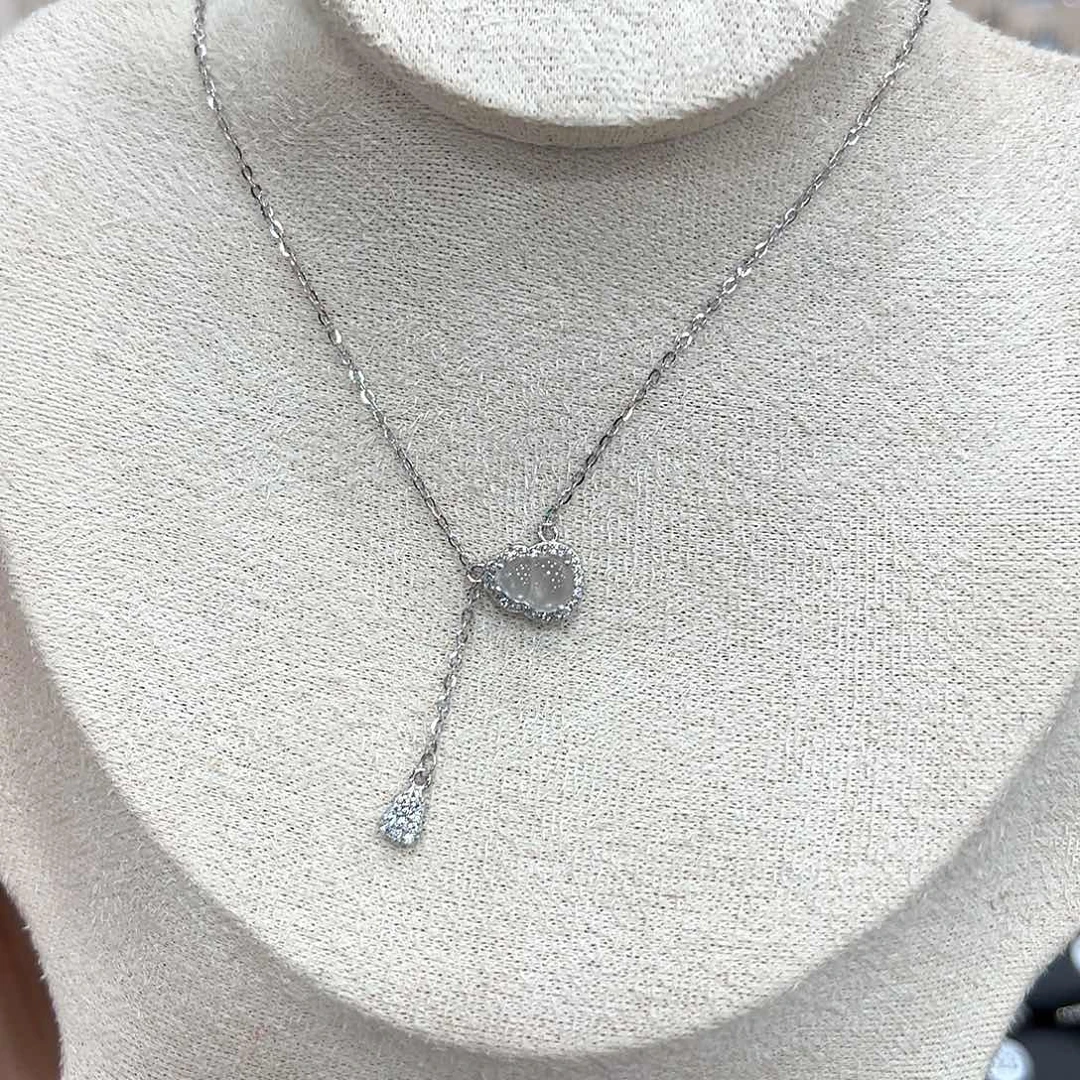 戒指水晶银S925镶嵌