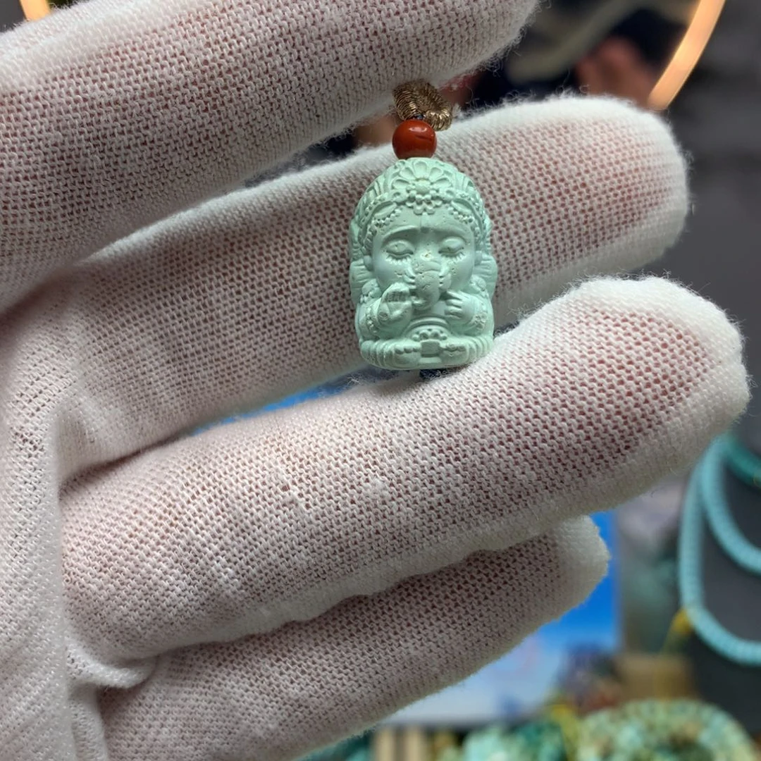 绿松石挂件未镶嵌