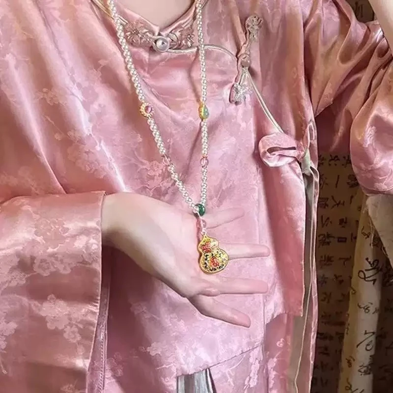 铜合金项链 新中式时尚百搭【福禄】长款毛衣链