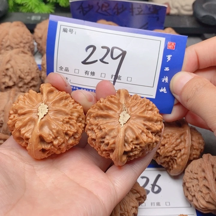把件桃核葫*娃42宫灯229号牌