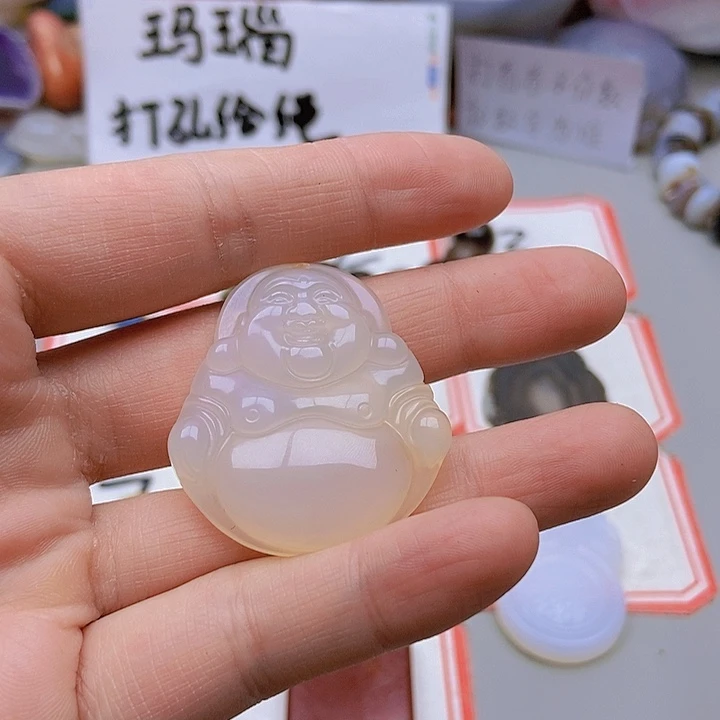 【闪购商品】玛瑙/玉髓珠宝半成品未镶嵌然**物