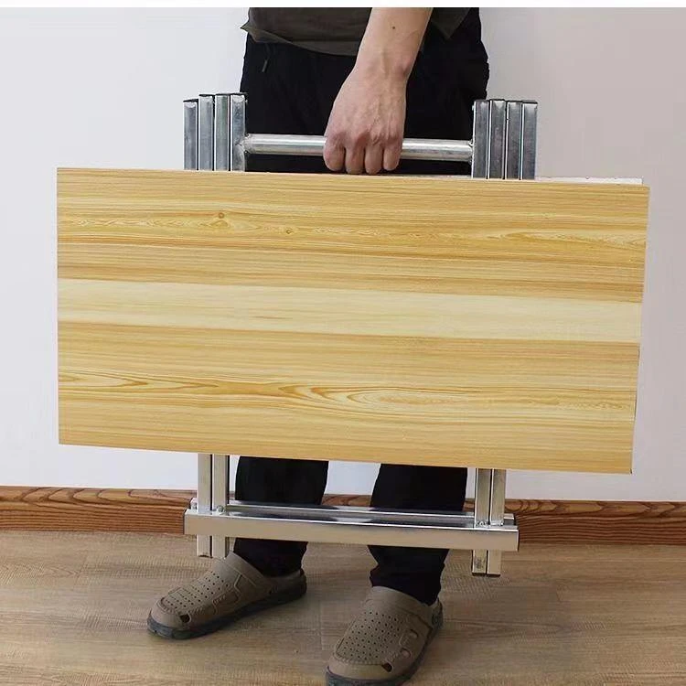 乌市直发折叠桌吃饭桌子家用卧室宿舍正方形摆加厚便出租屋折叠桌