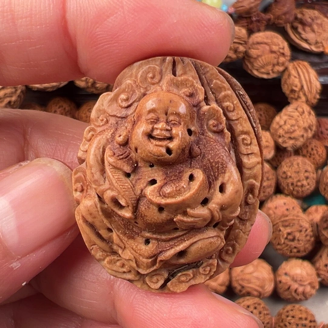桃核吊坠桃核雕刻