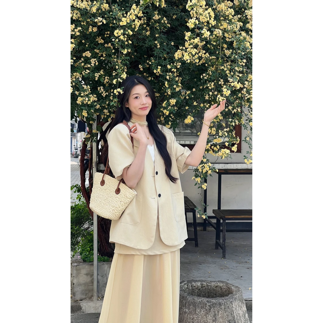 JIANG 集合链接(001-099）春季韩系时尚设计师套装外套合集