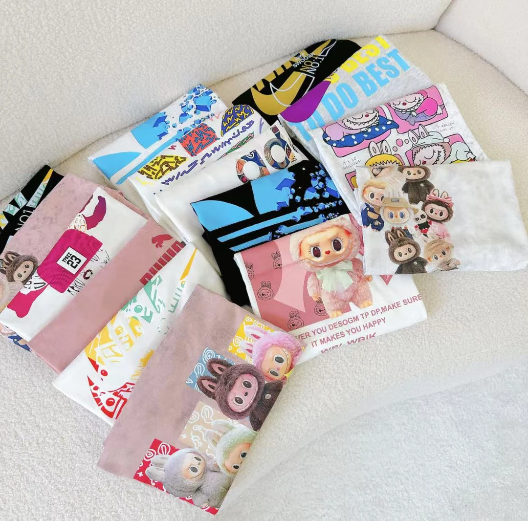 MZ【短袖断码】儿童时尚百搭潮流韩版宽松短袖男女T恤7-14