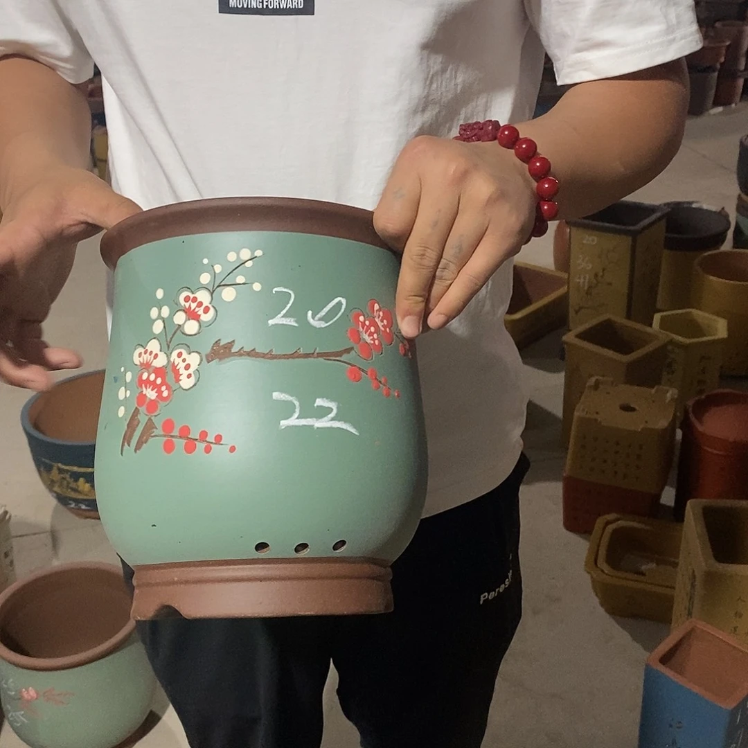 紫砂花盆紫砂花盆
