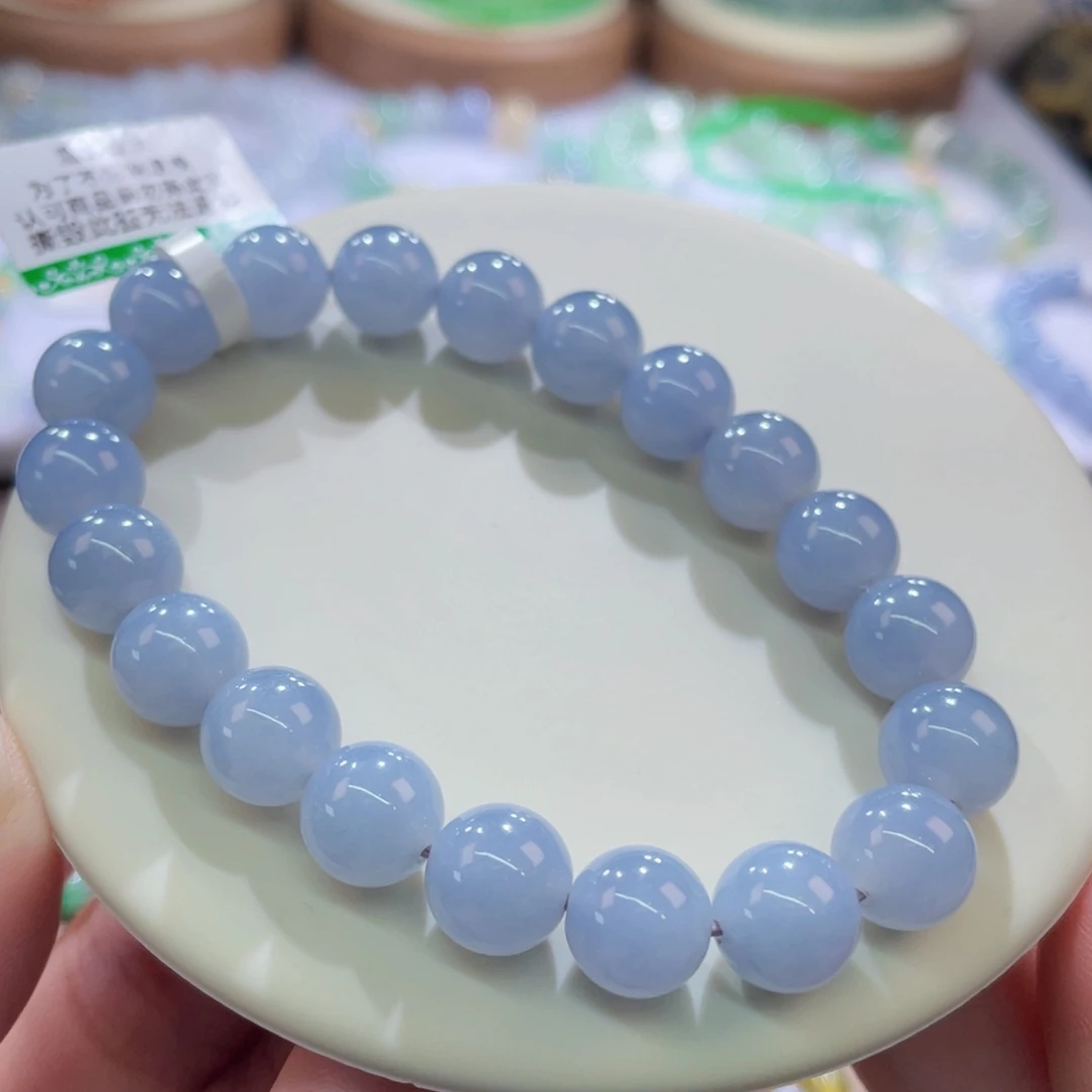 未镶嵌手链翡翠蓝紫卡9,6