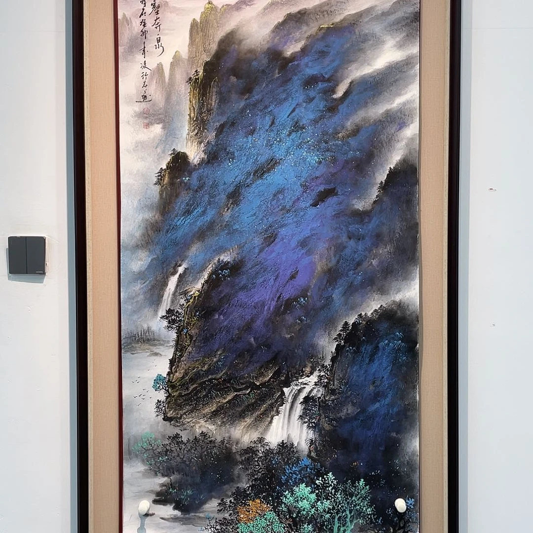 国画凌行志老师手绘精品国画
