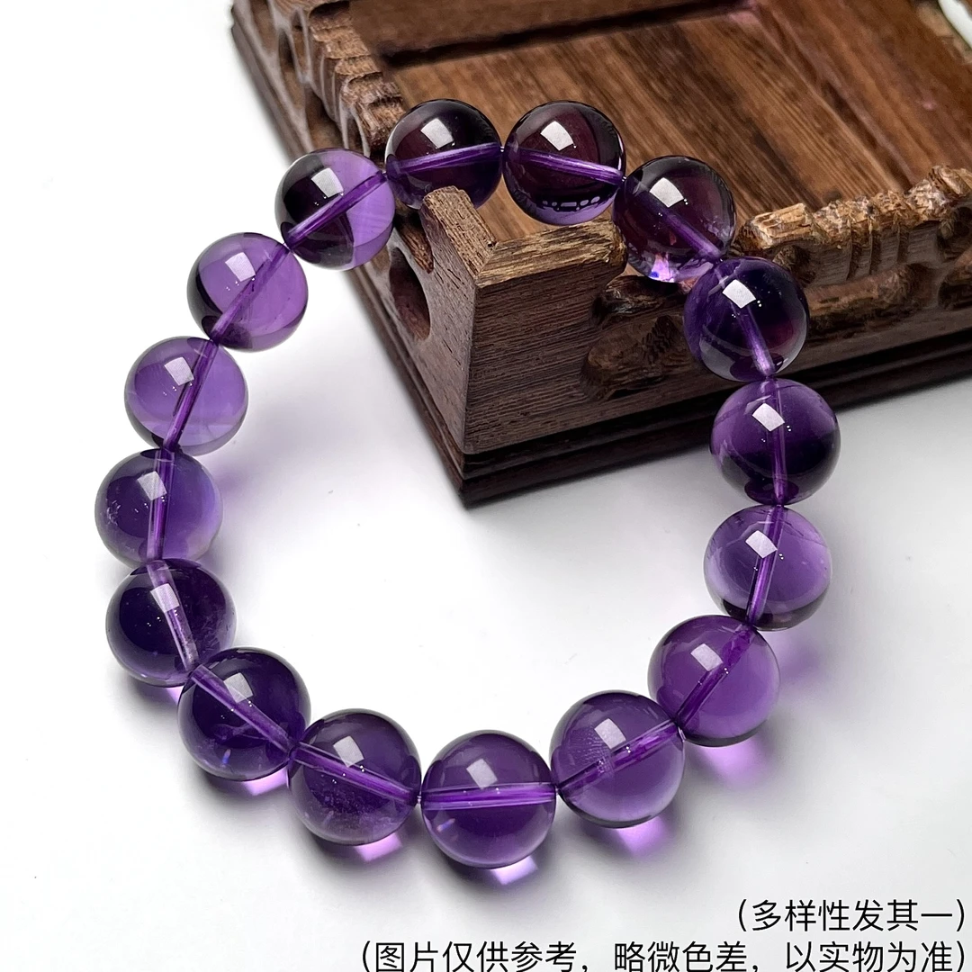 SS级巴西紫水晶手串（深）8m+19mm 合集  FX-7457（多样性发其一）