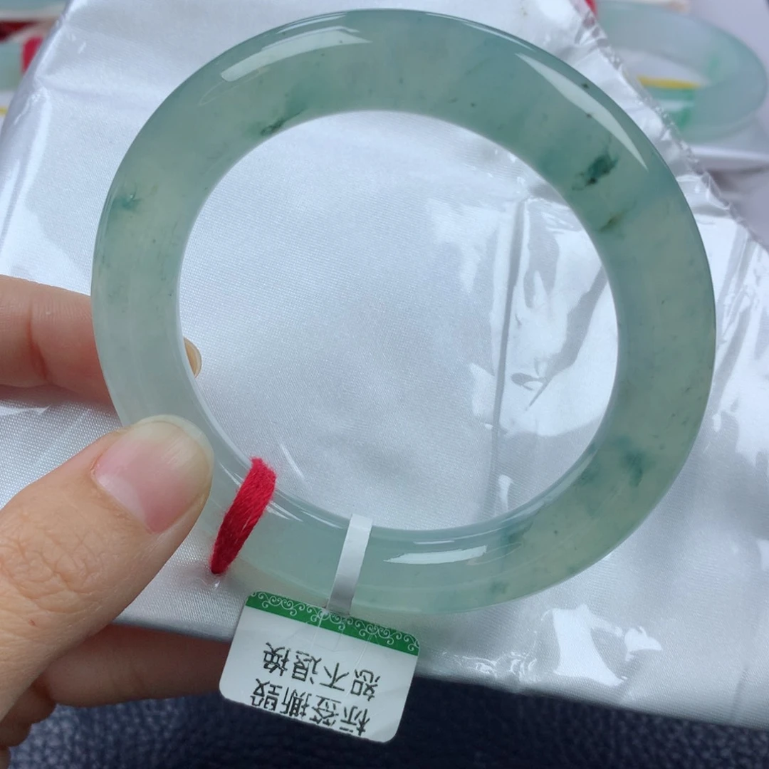 未镶嵌手镯翡翠缅甸天然翡翠A货56.3圆