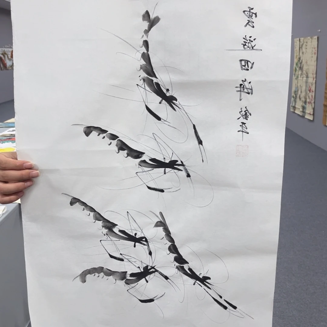 国画国画老师手绘作品