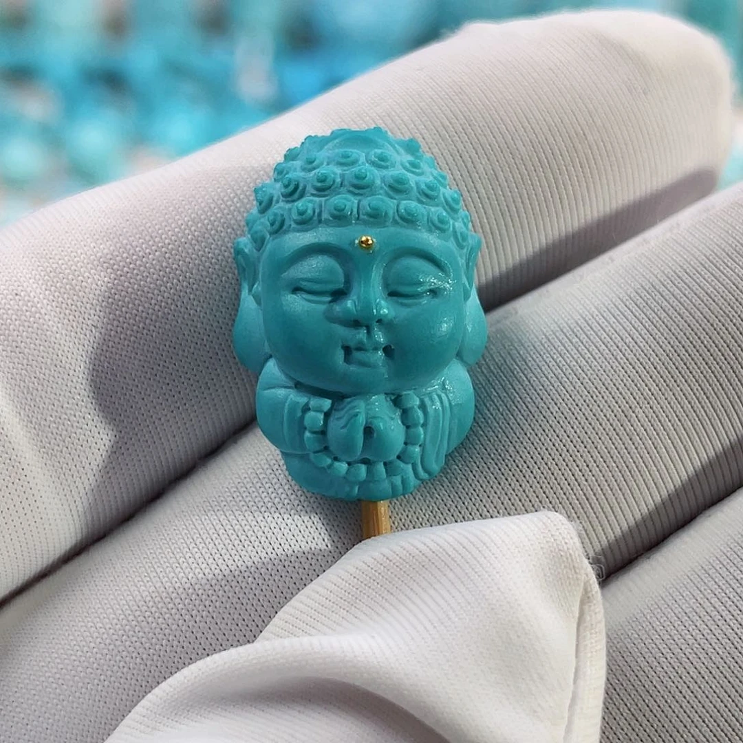 绿松石珠宝奇石未镶嵌