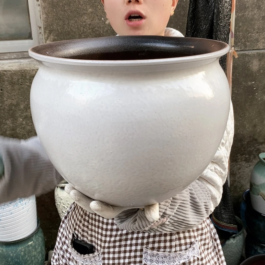 紫砂花盆正品口30高24