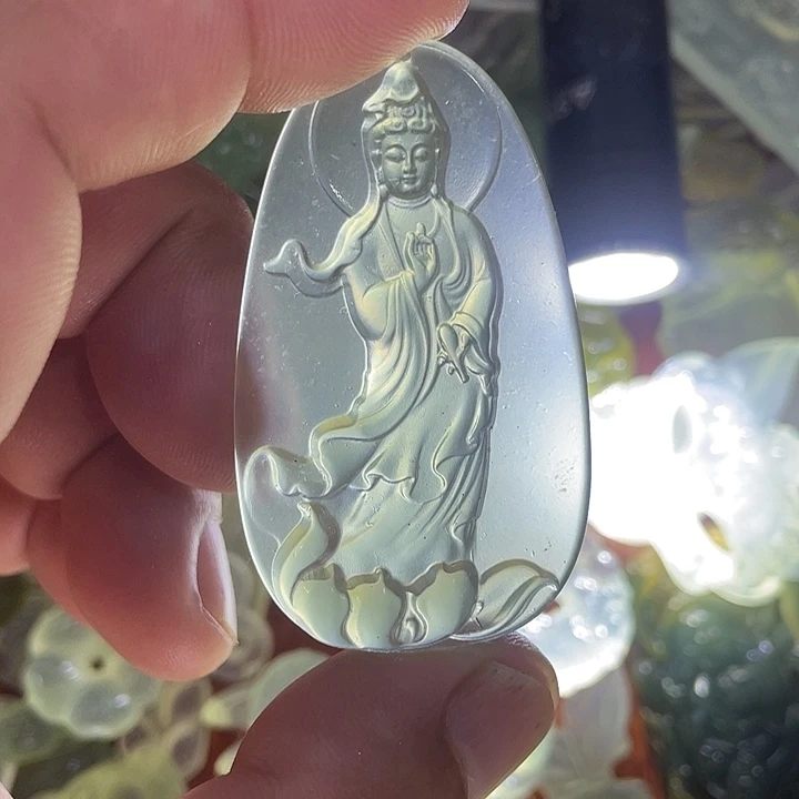蛇纹石玉合金颈饰