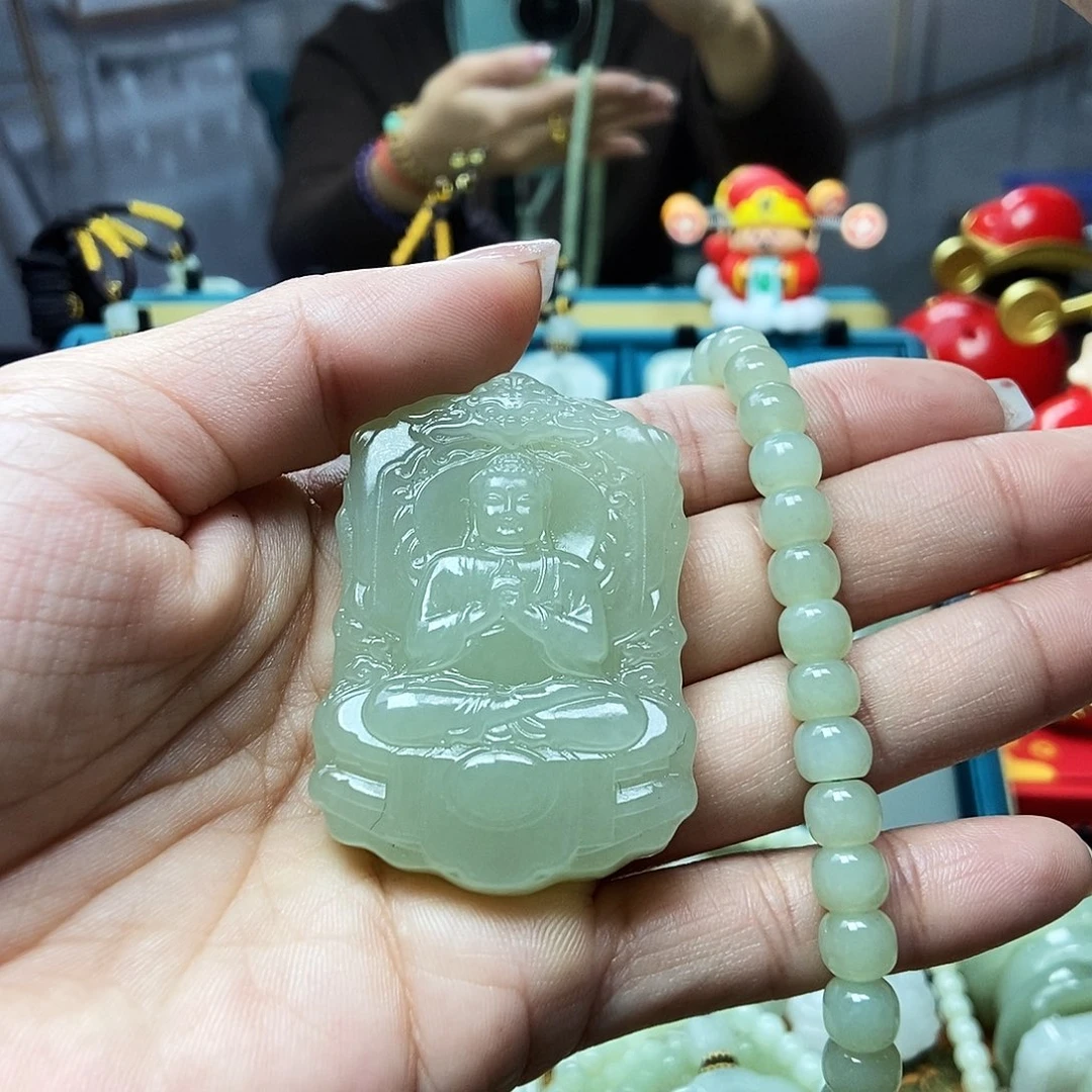 和田玉颈饰未镶嵌Y****8
