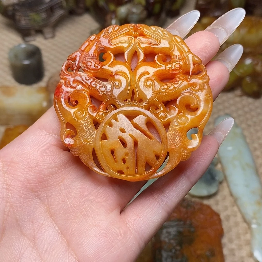 未镶嵌蛇纹石玉颈饰