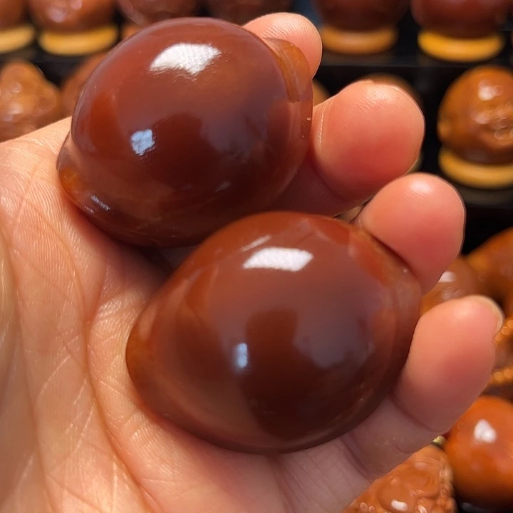 橄榄核手串/手链瑞*光玉华元宝一对