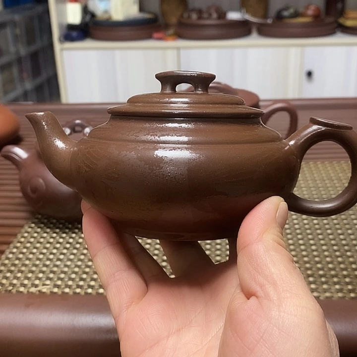 紫砂茶壶上新桥容量300c c