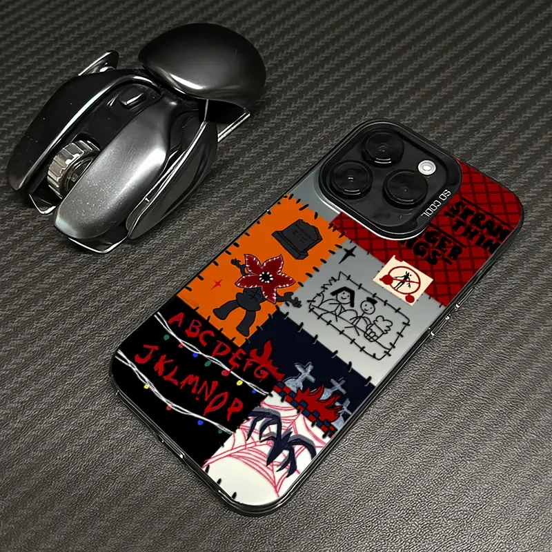 奇怪物语适用iphone16苹果15promax彩银手机壳13新款12防摔11创意