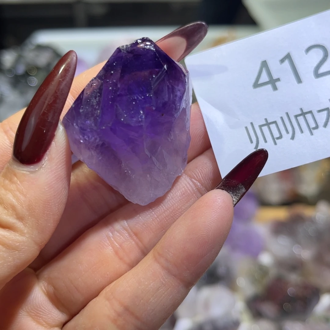 紫晶珠宝半成品未镶嵌412