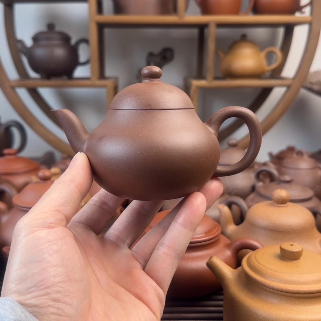 茶壶紫砂梨形200cc台西嫩底槽清
