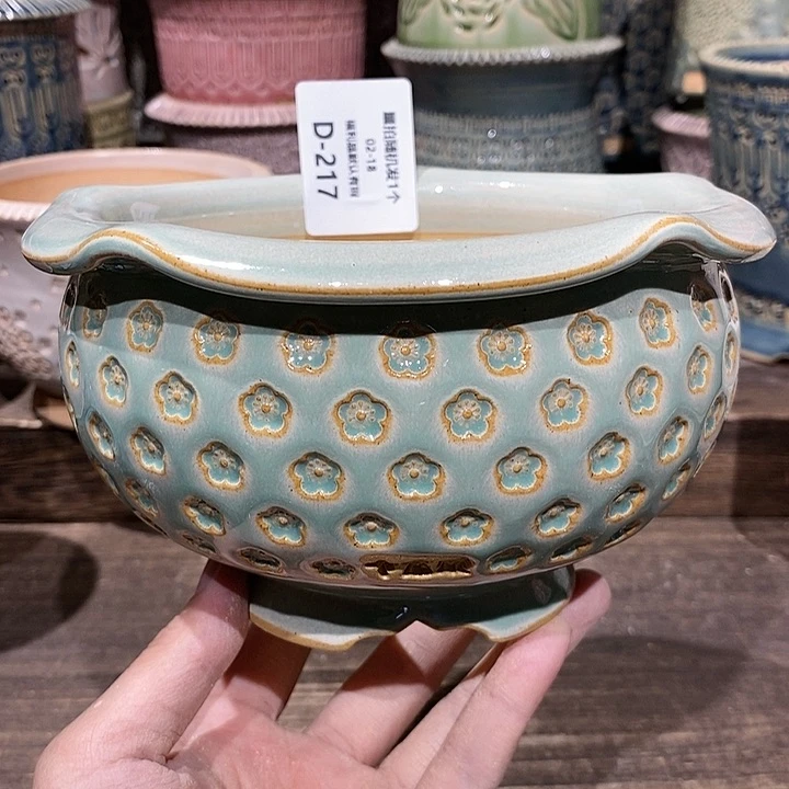 七里烧花盆2-18-217口径12