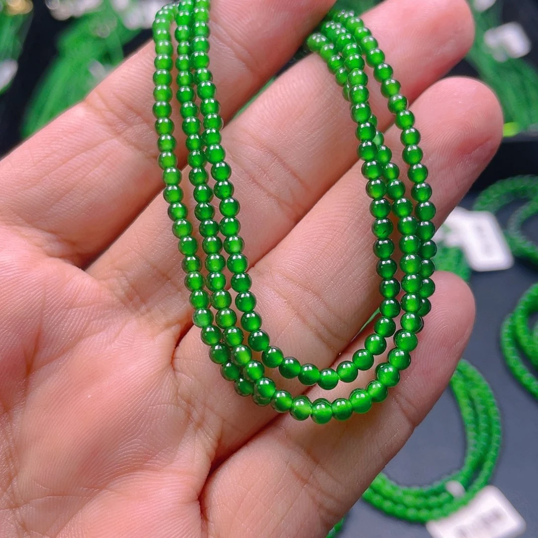 翡翠未镶嵌颈饰天然A货翡翠