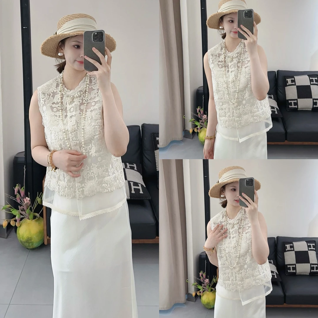 YOUTH FILM【浮生花】重工刺绣马甲6292