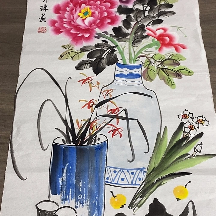 手绘国画作品欣赏作品