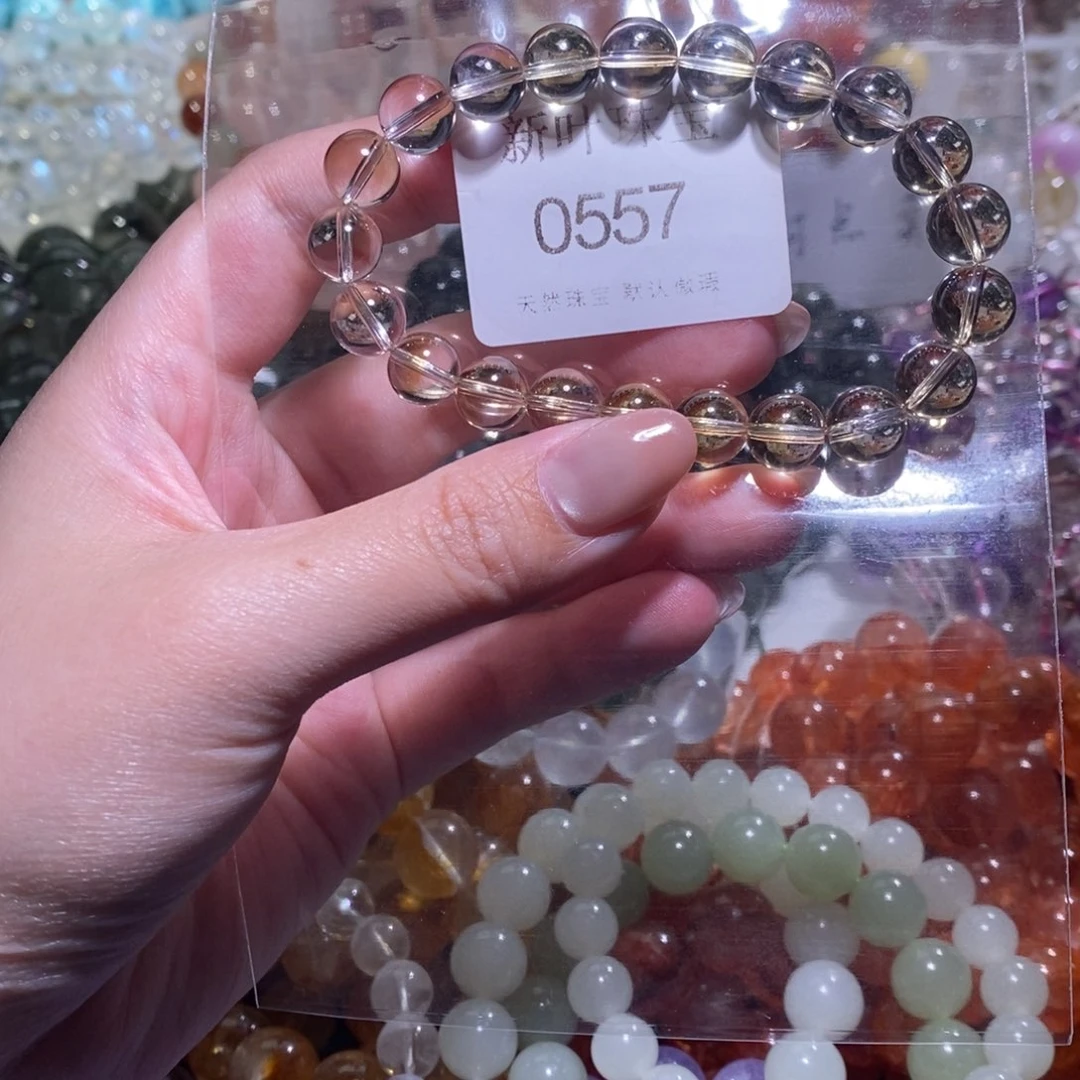 未镶嵌手链水晶黄水晶