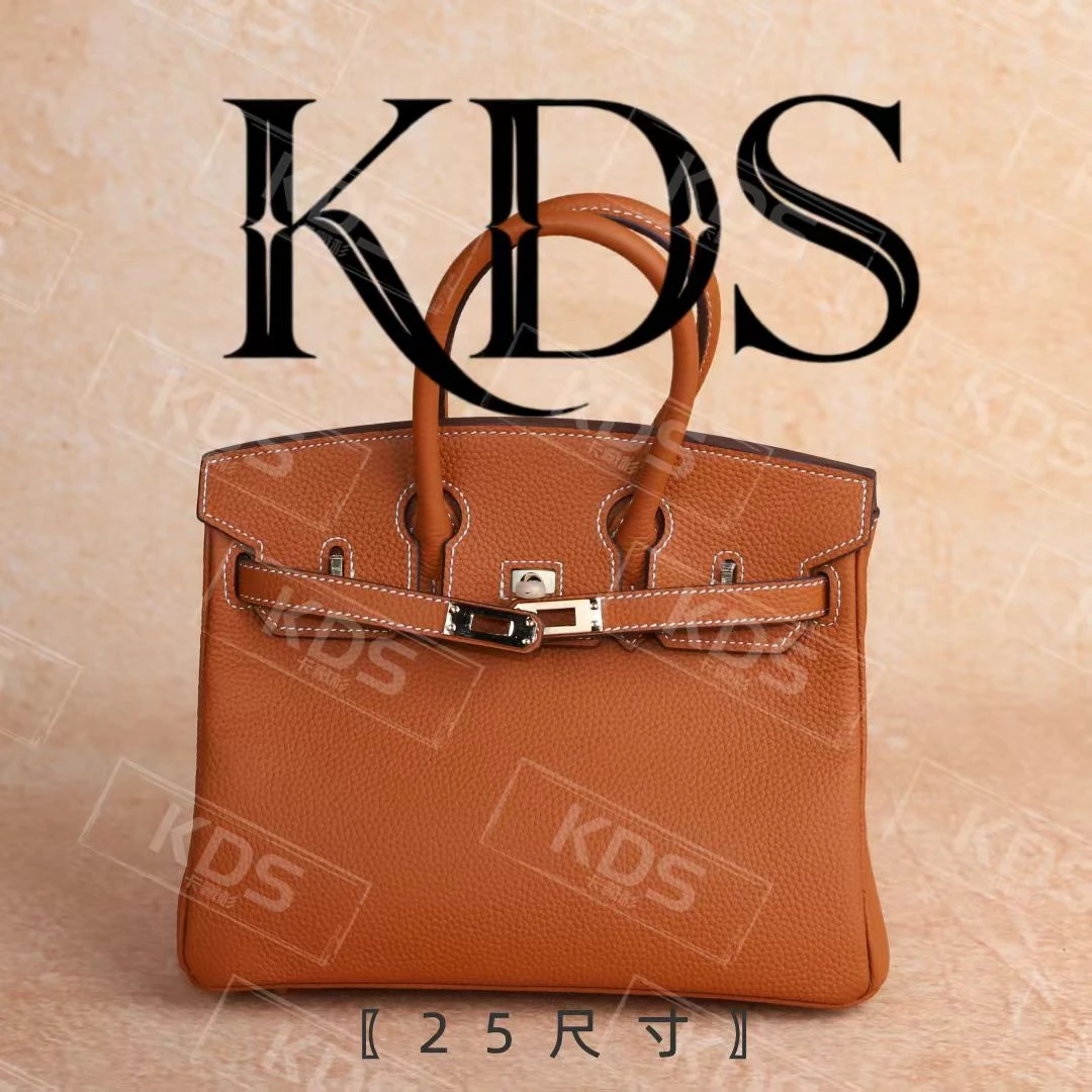 【25CM金棕色金扣】早秋新款时尚手提女包【卡戴杉】30427
