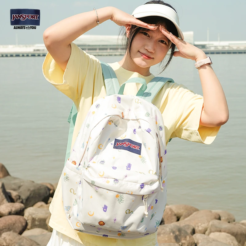 JanSport25年新款埃及眼荷鲁斯双肩背包男女初高中文创大学生书包