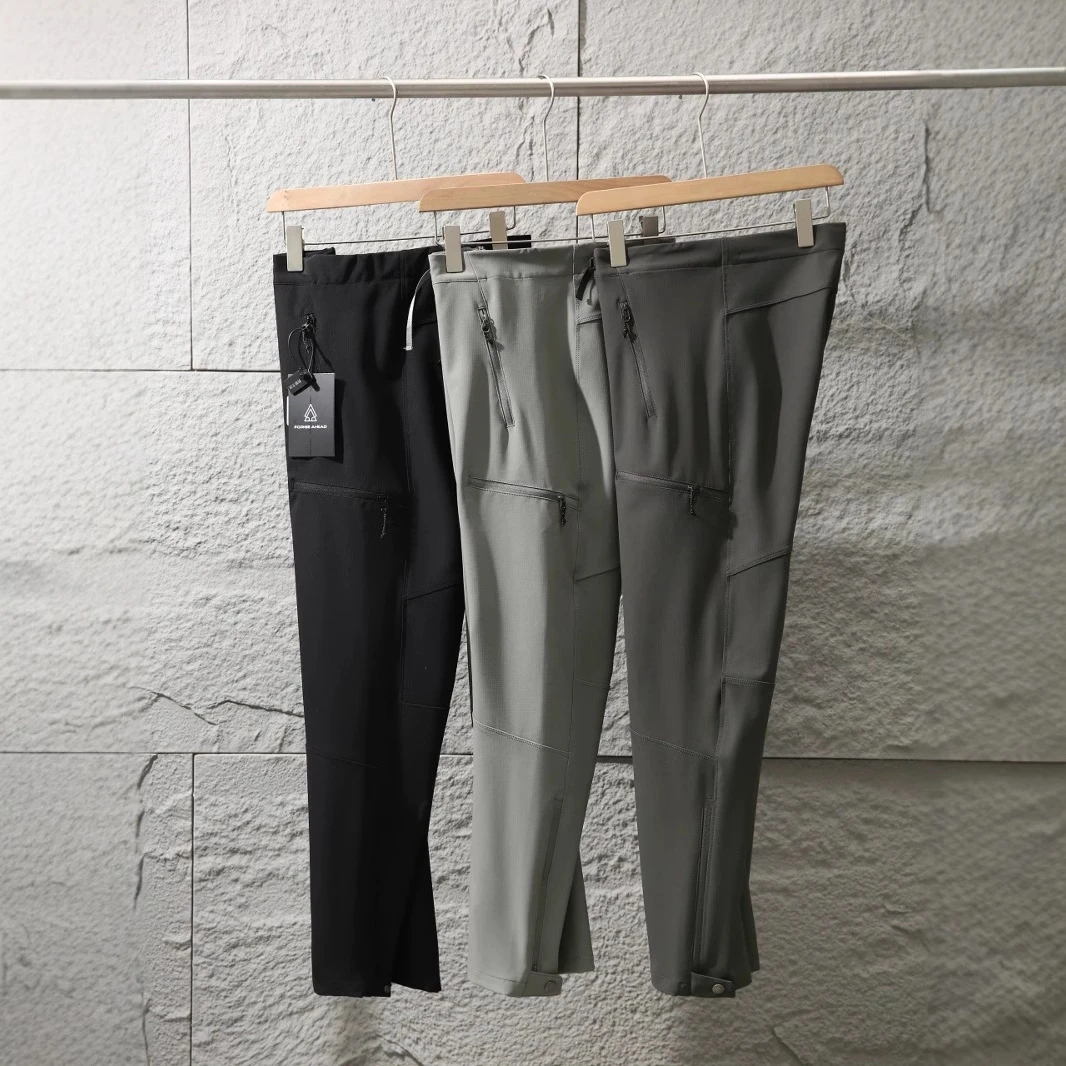 捡漏猛货！袅系户外高端软壳王者春季新款男士防风防泼水休闲长裤