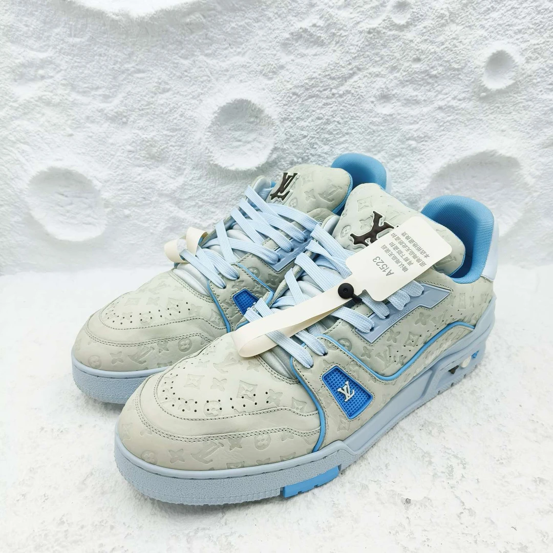 路易威登/Louis Vuitton/8.5码/42.5码/蓝色冰淇淋/非全新潮鞋