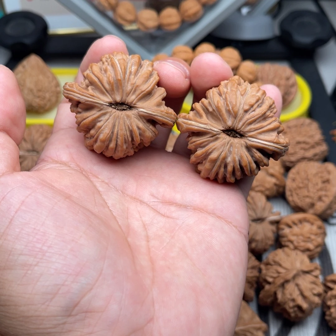 词***意文玩核桃吊坠四座楼46