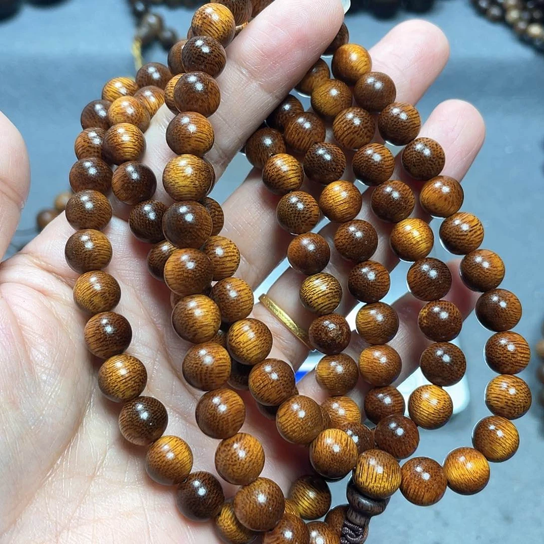 沉香手串富森红土0.8