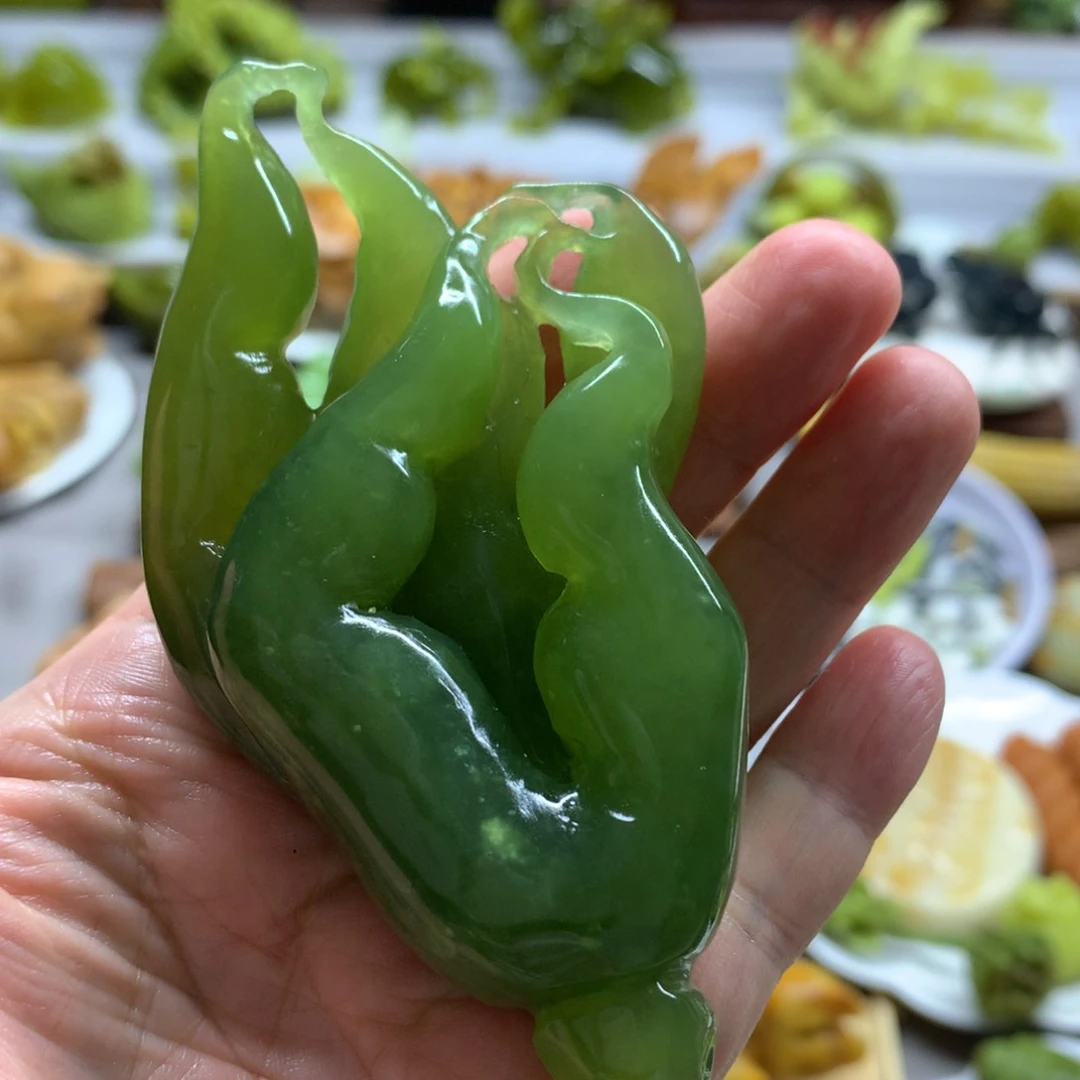 未镶嵌蛇纹石玉摆件