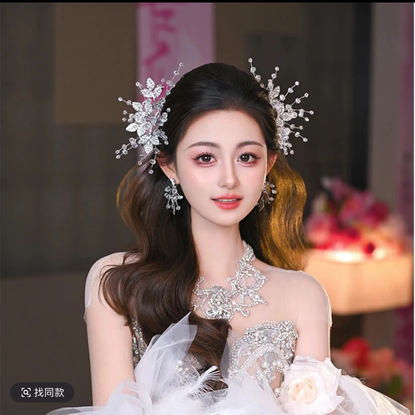 6860 新娘头箍手工百搭水晶礼服头饰配饰