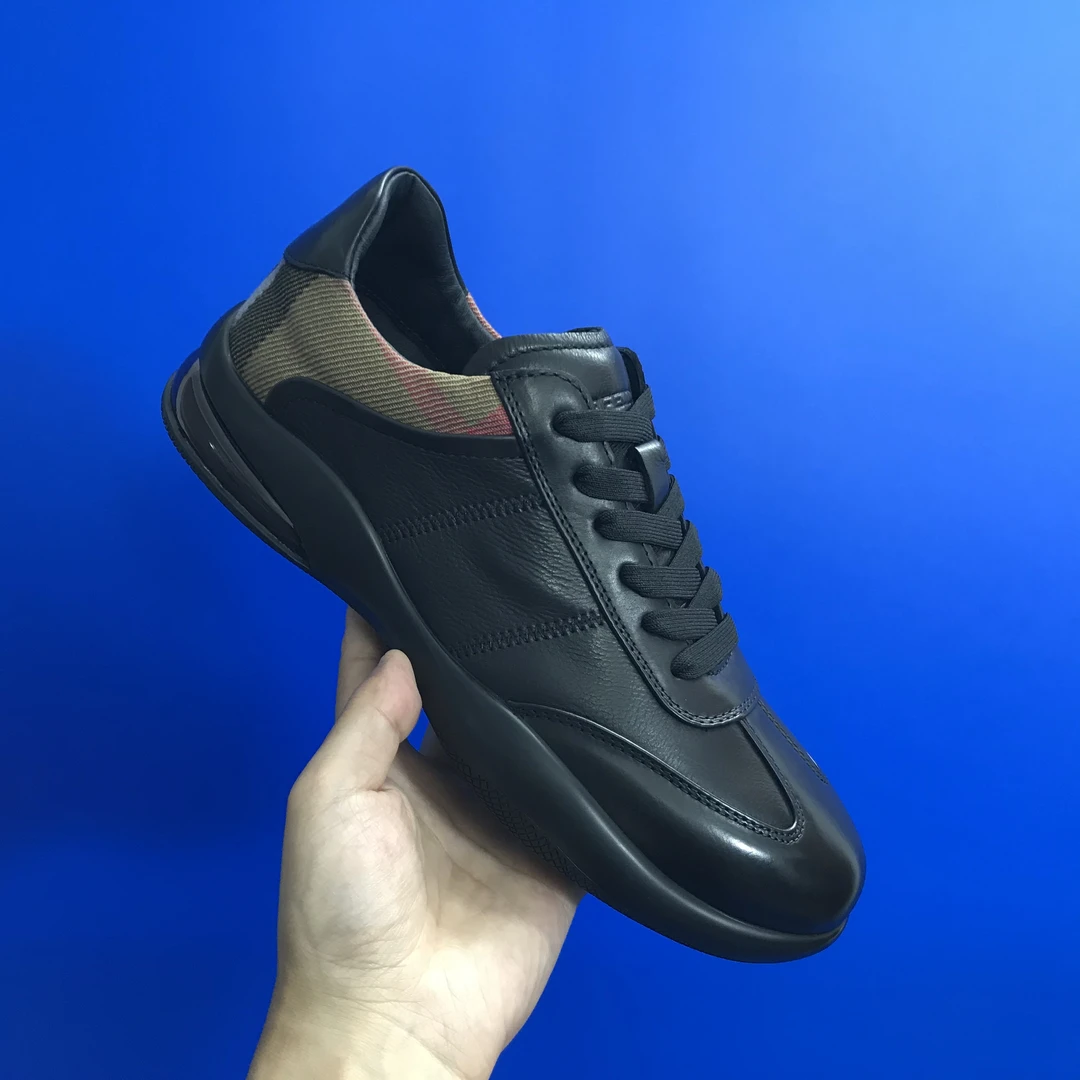 秋季新款休闲男皮鞋头层牛皮时尚男鞋轻便潮流男士皮鞋百搭潮鞋