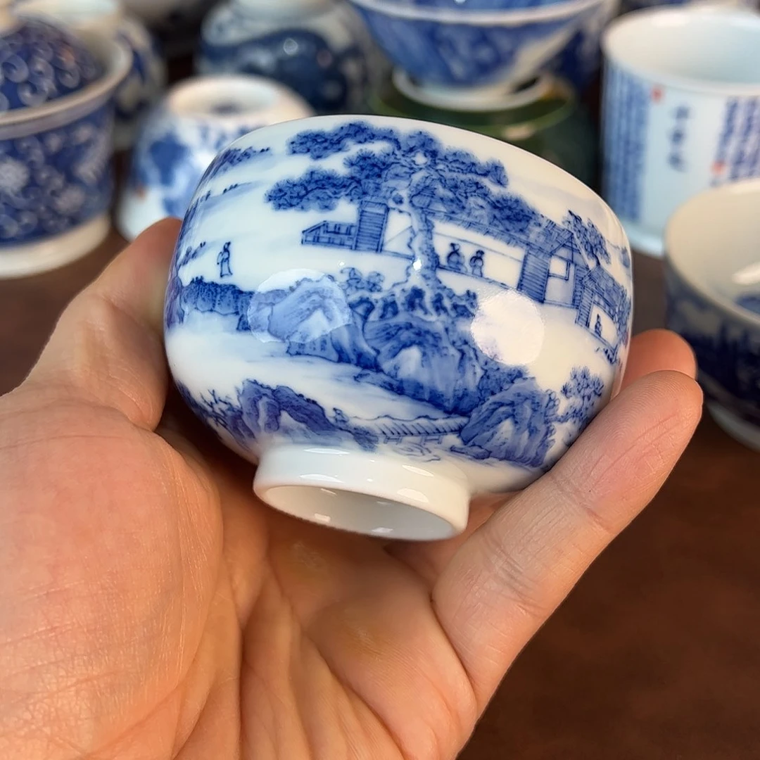 杯景德镇全手工手绘陶瓷