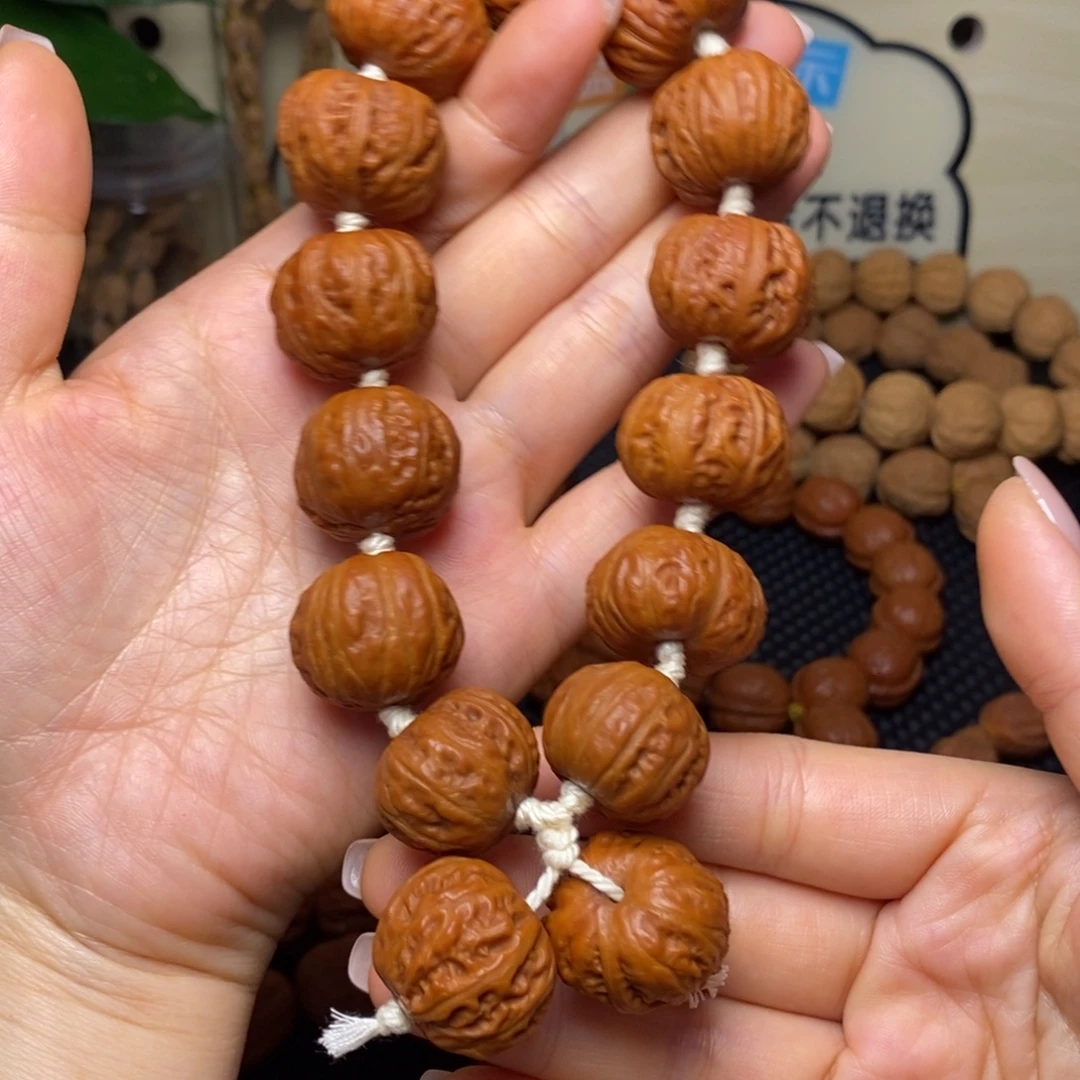 手串文玩核桃23柿饼