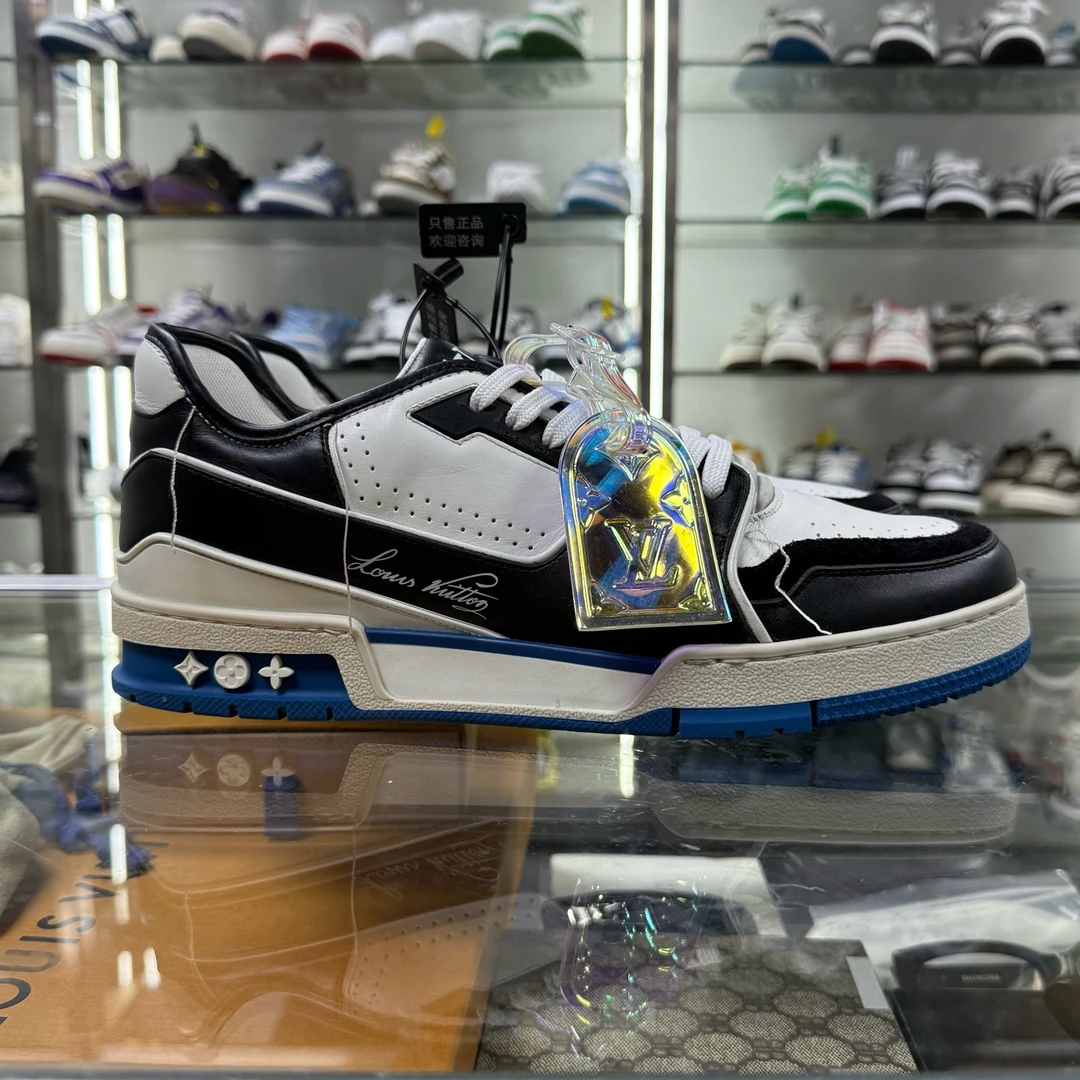 99新 LouisVuitton/路易威登 TRAINER 藤原浩原盒 42.5码 DY12191