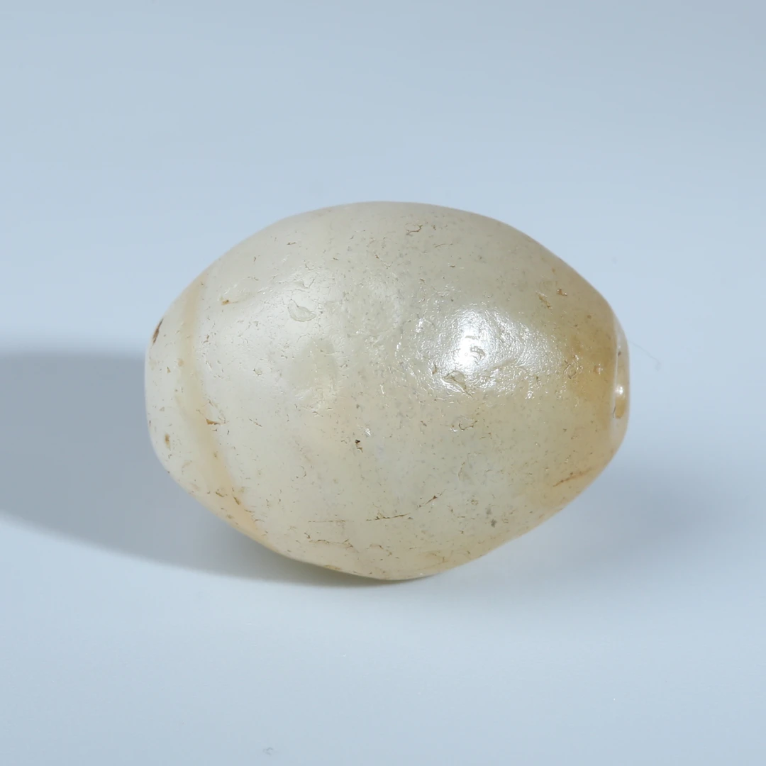 XY33-05 阿契美尼德缠丝玛瑙橄榄珠14*18mm