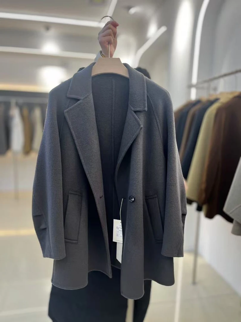 1820长款羊毛大衣孤品