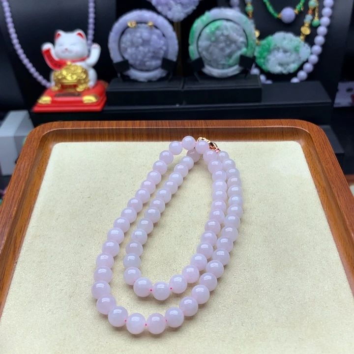 翡翠未镶嵌颈饰翡翠项链