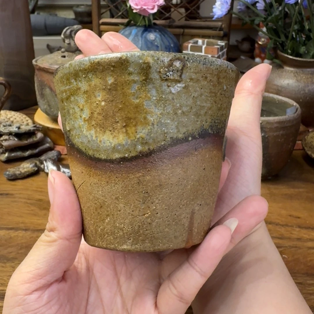 飞**空末石泰节备前烧汤吞福利一口价